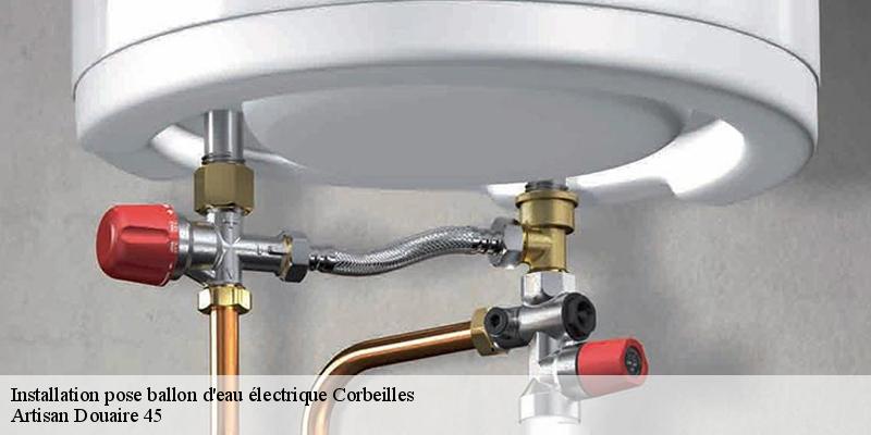 Installation pose ballon d'eau électrique  corbeilles-45490 Artisan Douaire 45