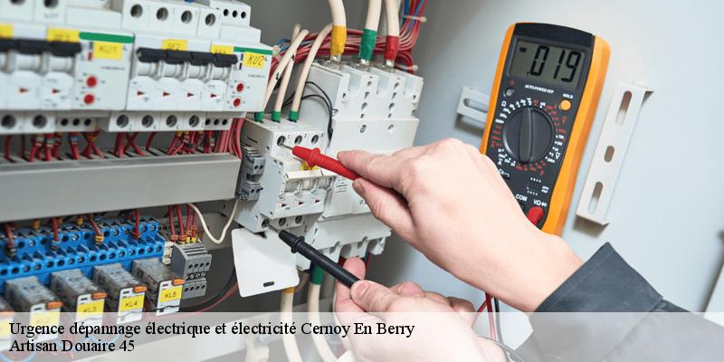 Urgence dépannage électrique et électricité  cernoy-en-berry-45360 Artisan Douaire 45
