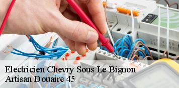 Electricien  chevry-sous-le-bignon-45210 Artisan Douaire 45