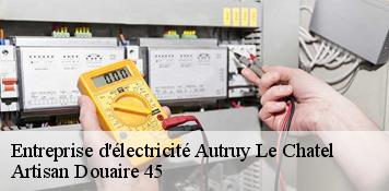 Entreprise d'électricité  autruy-le-chatel-45500 Artisan Douaire 45