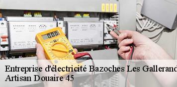 Entreprise d'électricité  bazoches-les-gallerandes-45480 Artisan Douaire 45