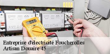 Entreprise d'électricité  foucherolles-45320 Artisan Douaire 45