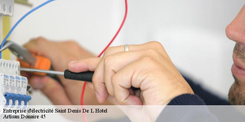Entreprise d'électricité  saint-denis-de-l-hotel-45550 Artisan Douaire 45