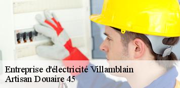 Entreprise d'électricité  villamblain-45310 Artisan Douaire 45