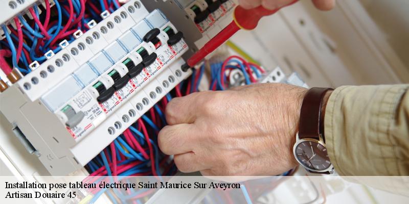 Installation pose tableau électrique  saint-maurice-sur-aveyron-45230 Artisan Douaire 45
