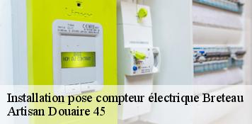 Installation pose compteur électrique  breteau-45250 Artisan Douaire 45