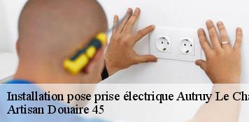 Installation pose prise électrique  autruy-le-chatel-45500 Artisan Douaire 45