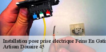 Installation pose prise électrique  feins-en-gatinais-45230 Artisan Douaire 45