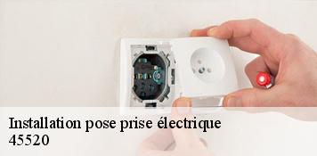 Installation pose prise électrique  huetre-45520 Artisan Douaire 45