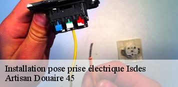 Installation pose prise électrique  isdes-45620 Artisan Douaire 45