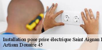 Installation pose prise électrique  saint-aignan-des-gues-45460 Artisan Douaire 45