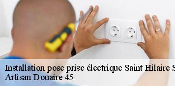 Installation pose prise électrique  saint-hilaire-saint-mesmin-45160 Artisan Douaire 45