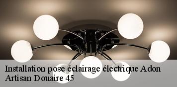 Installation pose éclairage électrique  adon-45230 Artisan Douaire 45