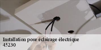 Installation pose éclairage électrique  le-charme-45230 Artisan Douaire 45