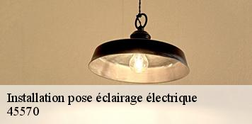 Installation pose éclairage électrique  dampierre-en-burly-45570 Artisan Douaire 45